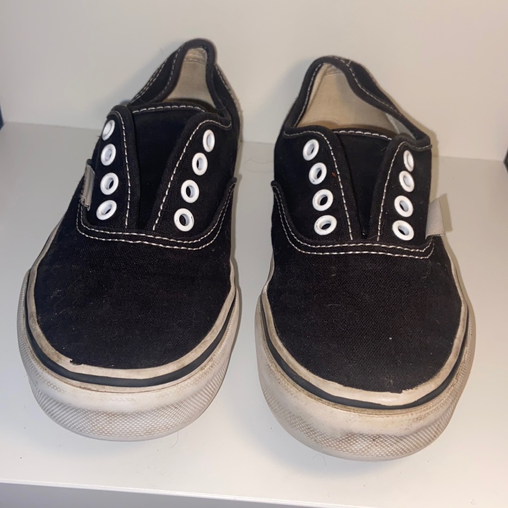 Black vans size 2